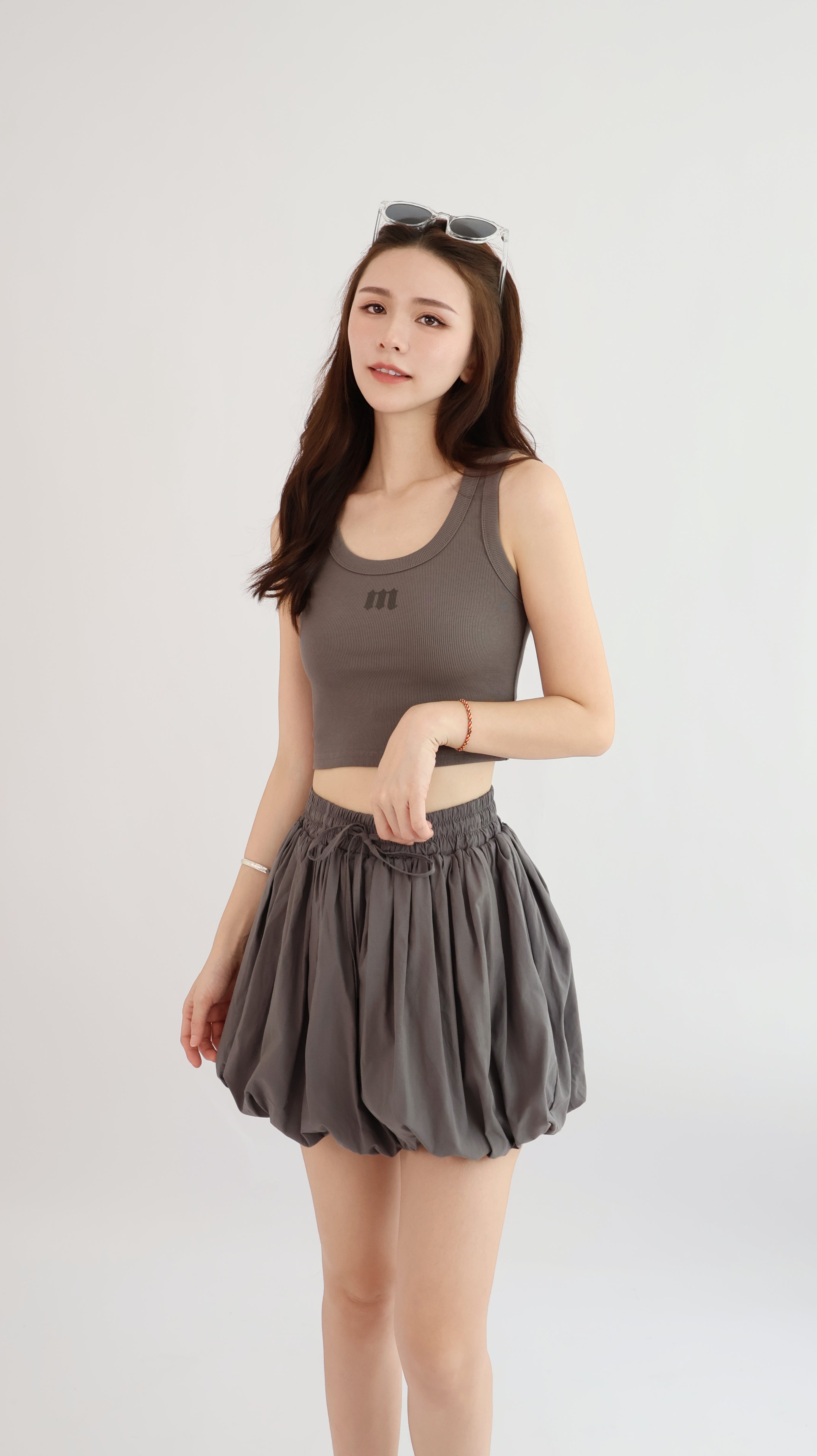 PUFFED SKORT
