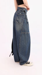 DETACHABLE POCKET DENIM PANT