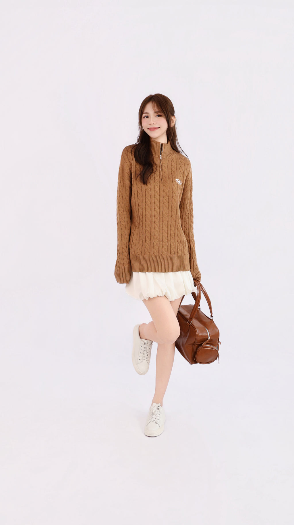VARSITY ZIP KNIT