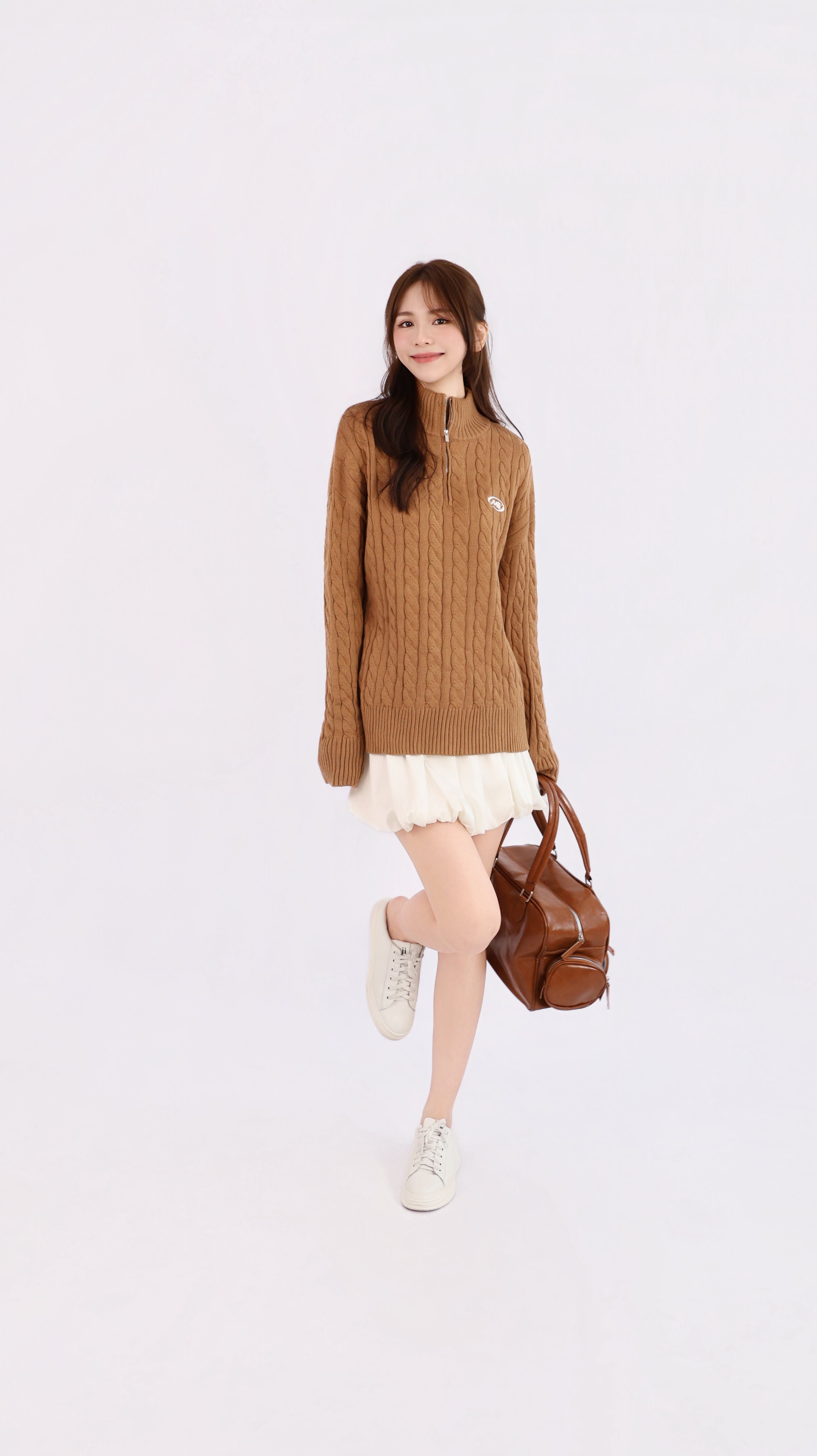 VARSITY ZIP KNIT