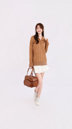 VARSITY ZIP KNIT