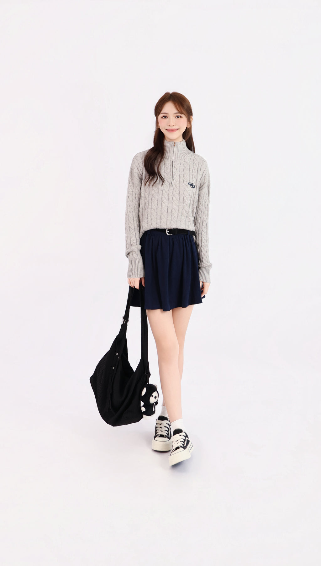 VARSITY ZIP KNIT