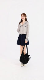 VARSITY ZIP KNIT