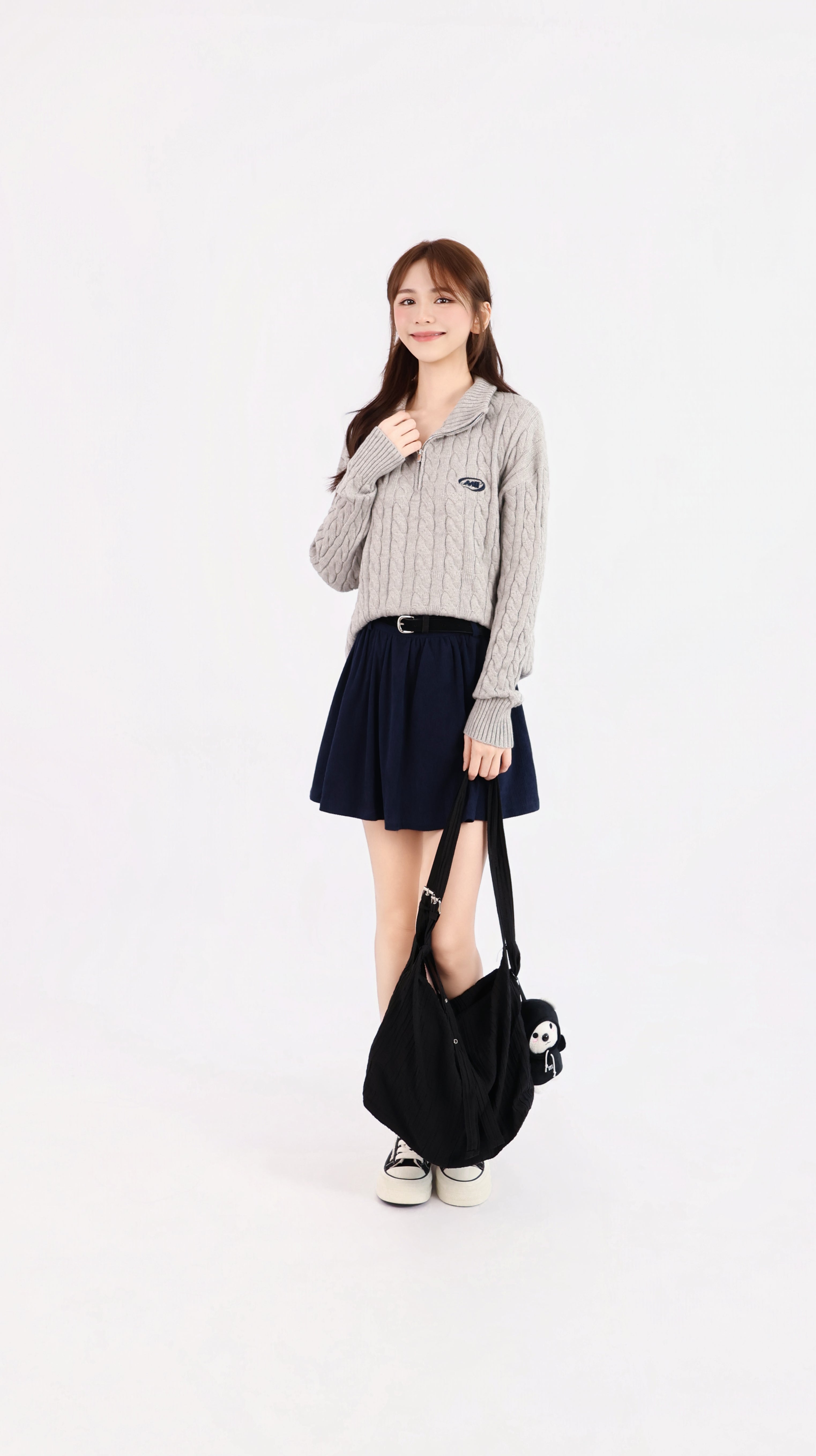 VARSITY ZIP KNIT