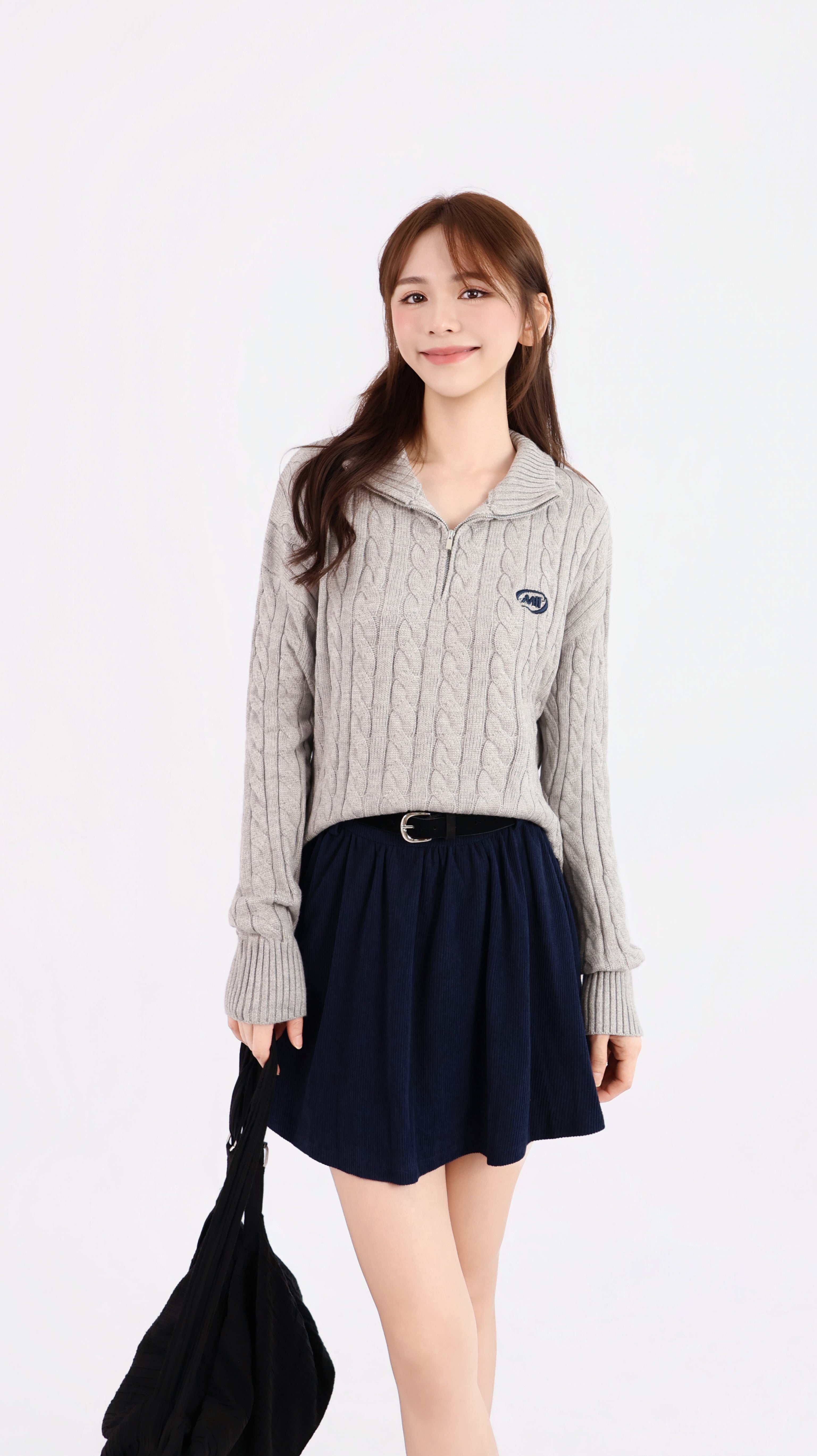 VARSITY ZIP KNIT