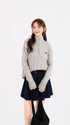 VARSITY ZIP KNIT