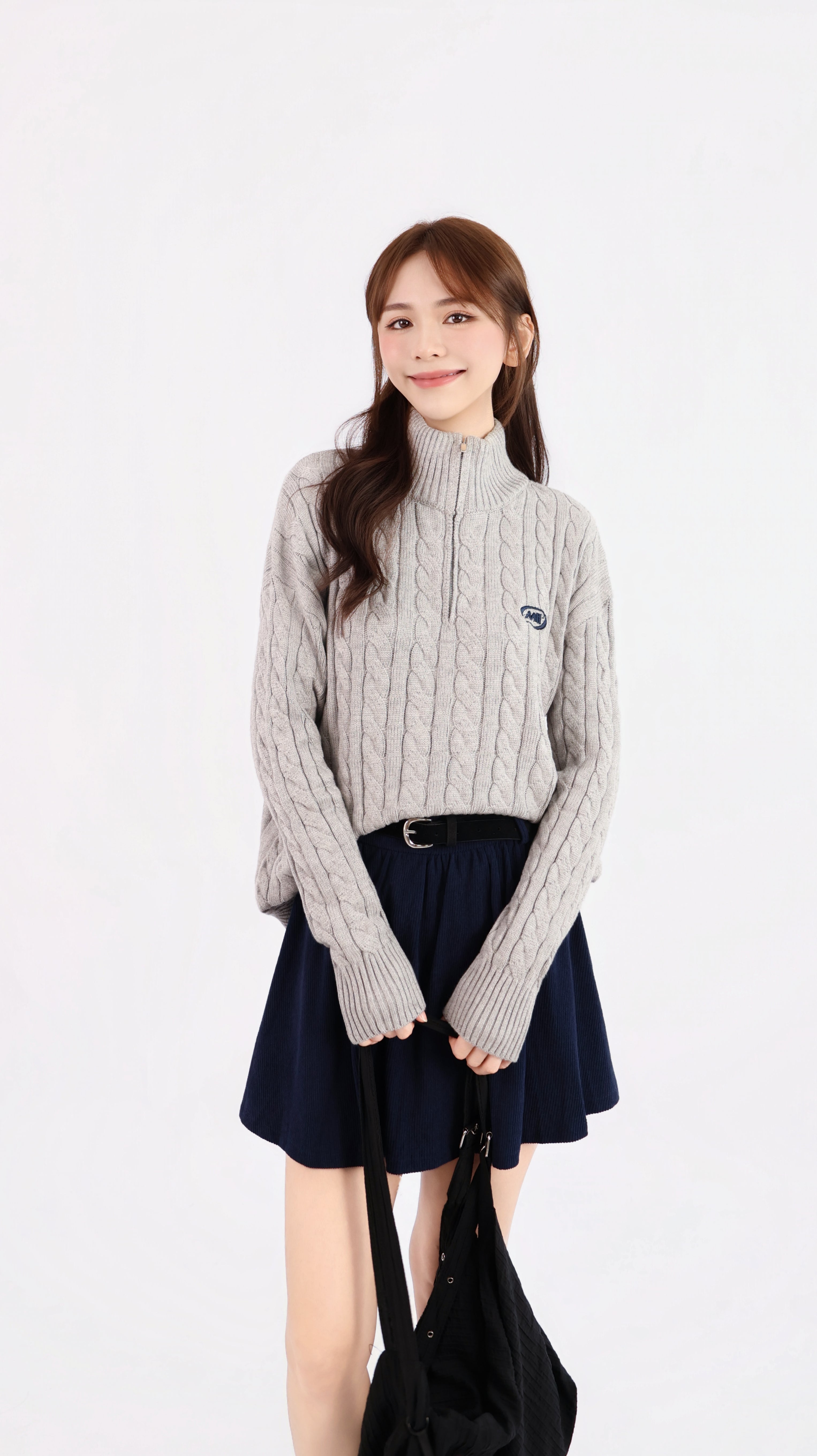 VARSITY ZIP KNIT