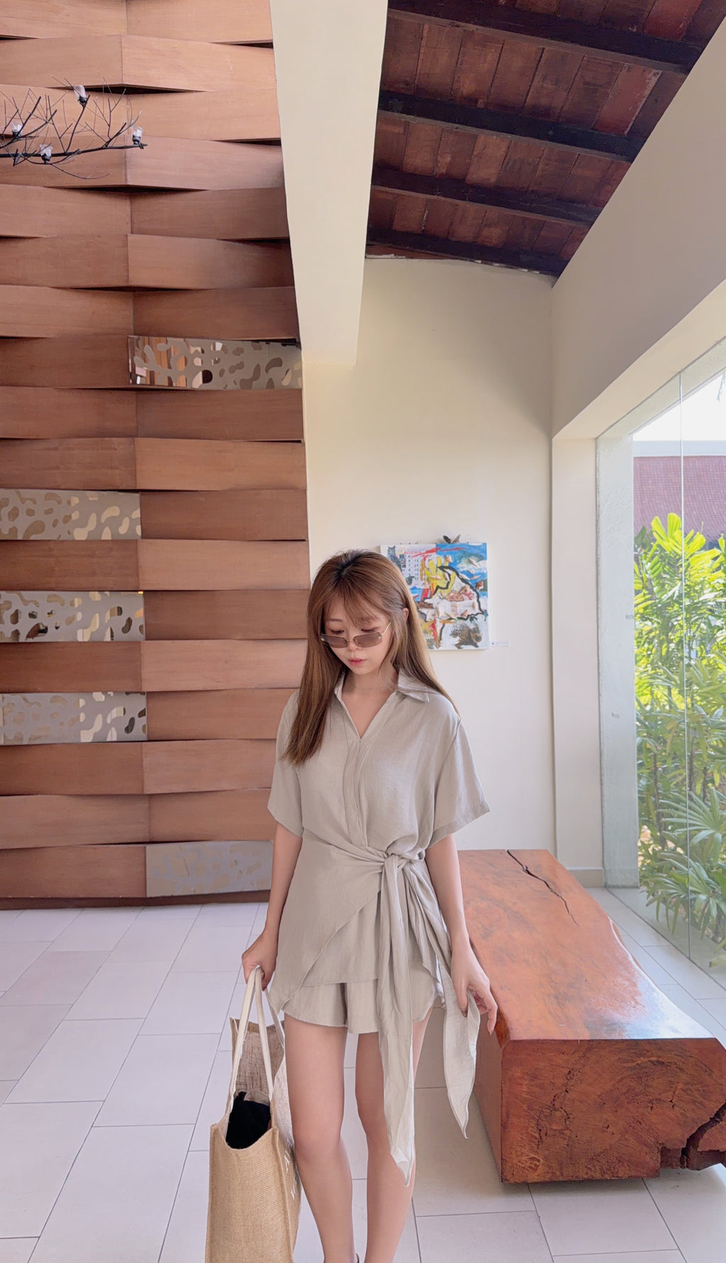 SOFT WRAP BLOUSE