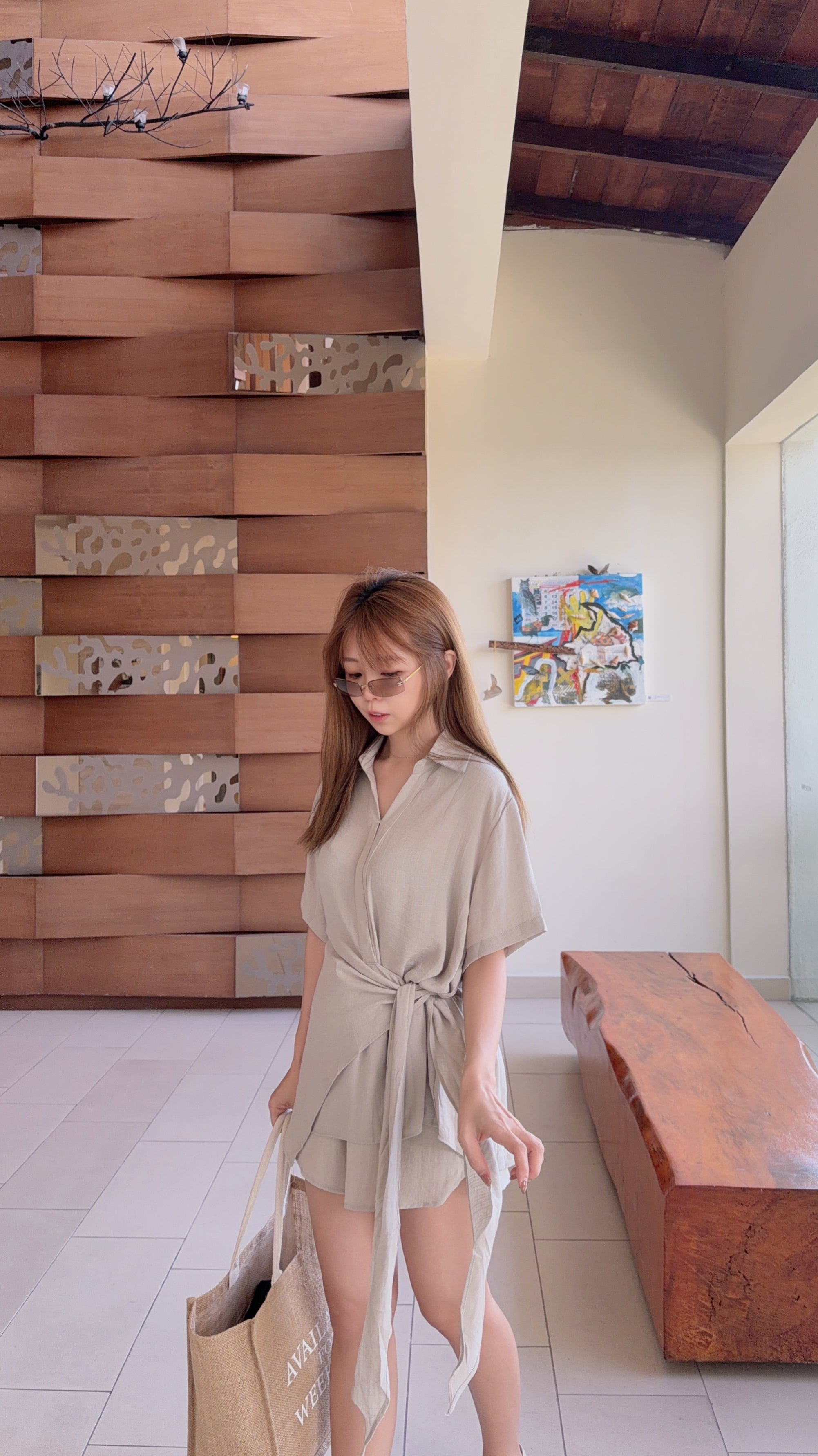SOFT WRAP BLOUSE