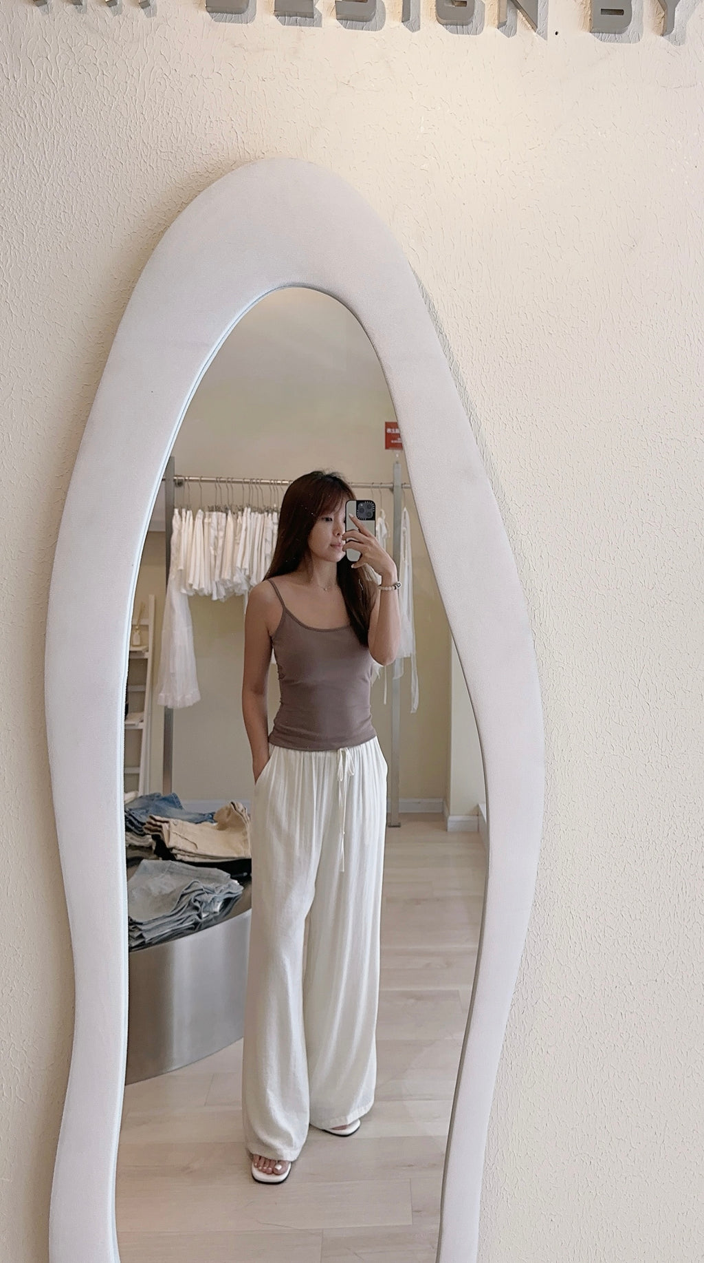 SOFT LINEN WIDE PANT