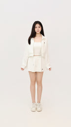 CROPPED ZIP JACKET