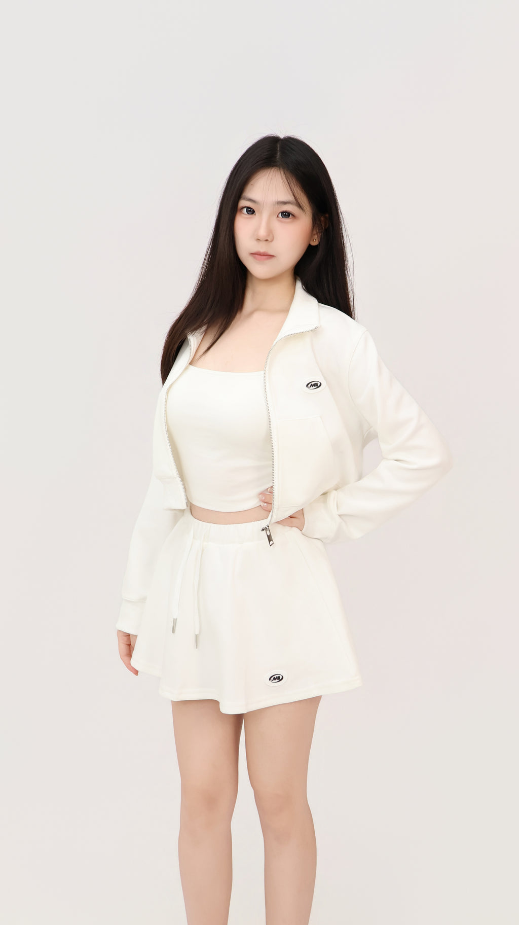 CROPPED ZIP JACKET