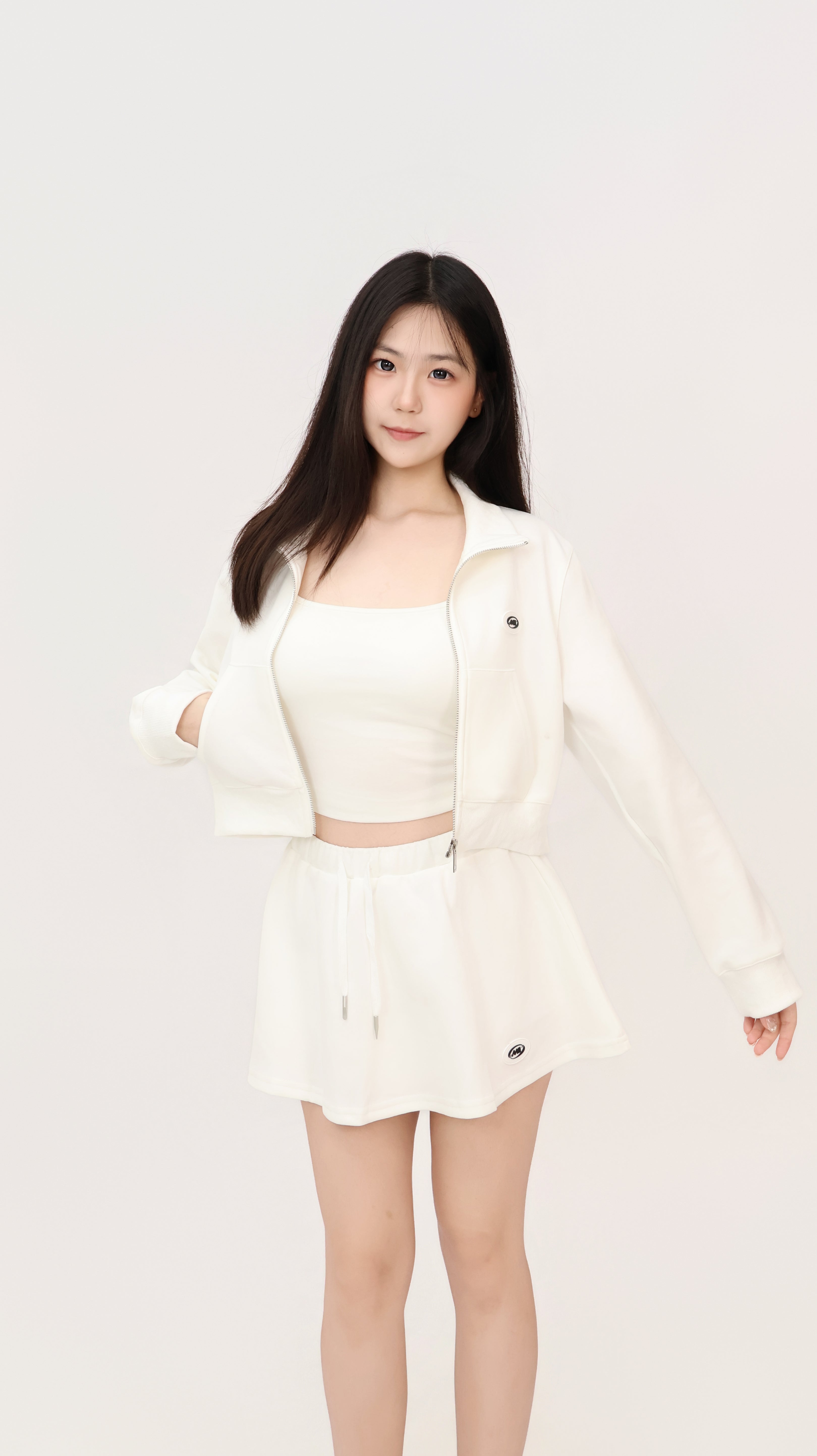 CROPPED ZIP JACKET