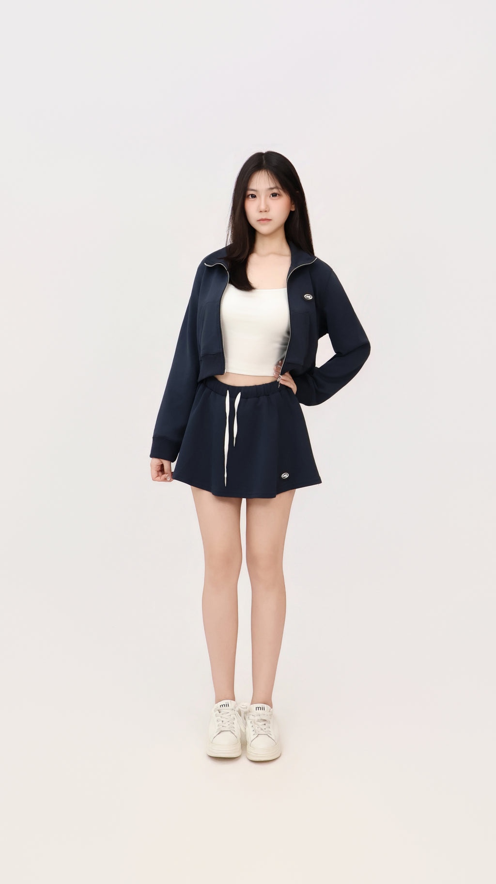 CROPPED ZIP JACKET
