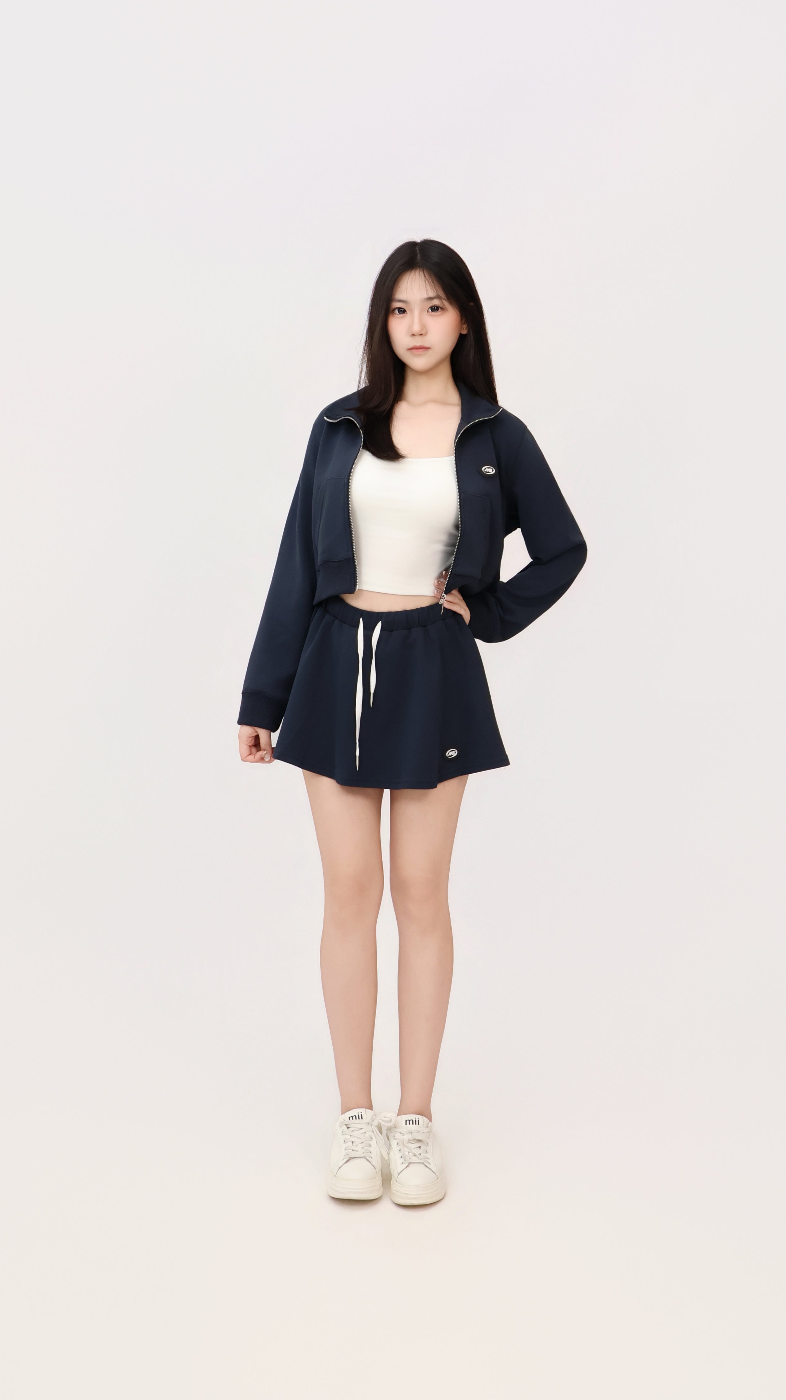CROPPED ZIP JACKET