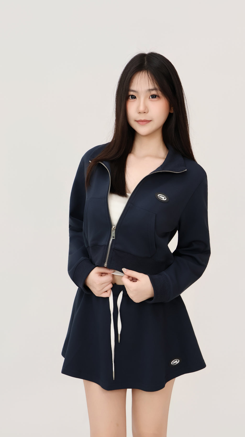 CROPPED ZIP JACKET
