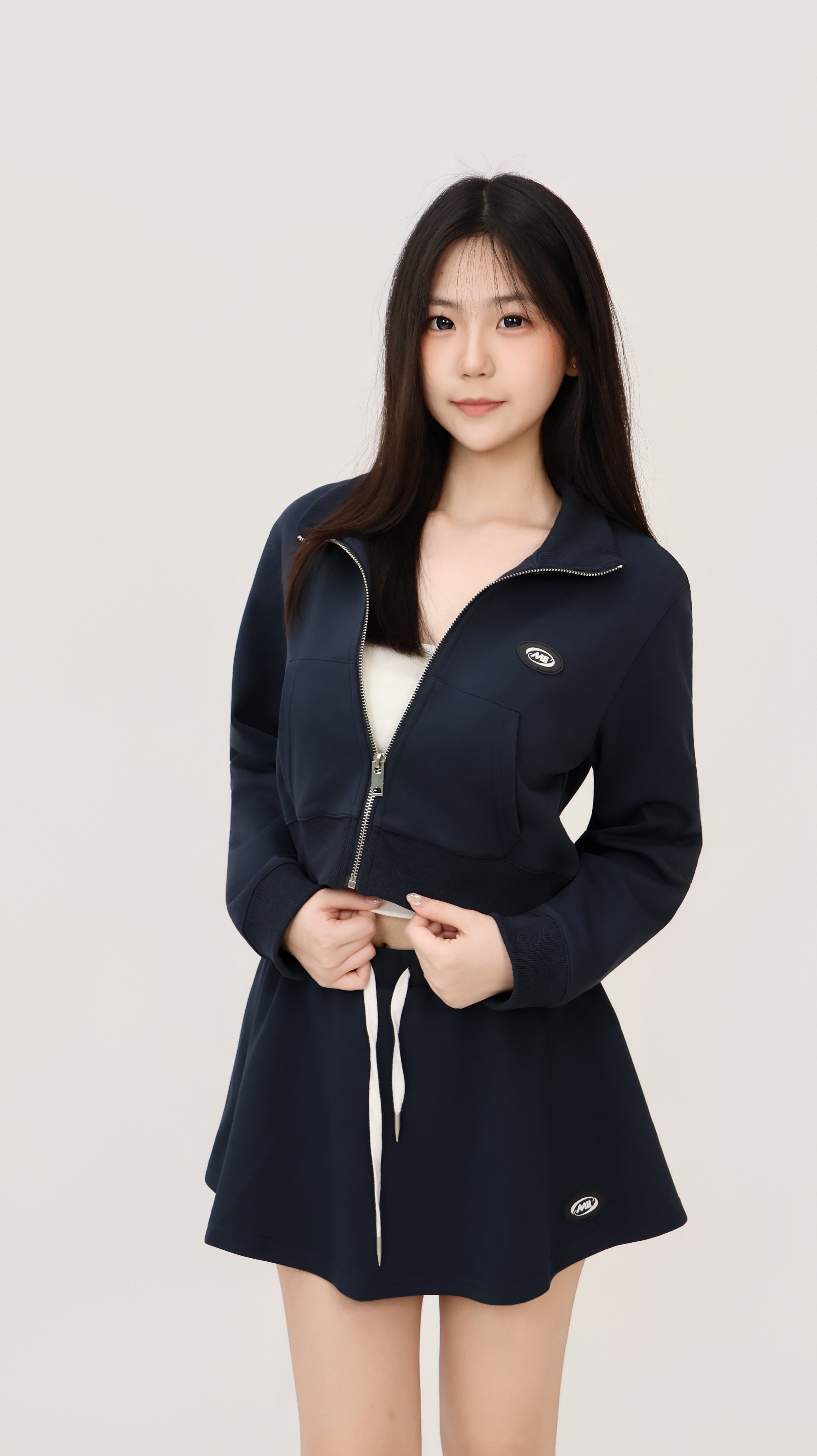 CROPPED ZIP JACKET