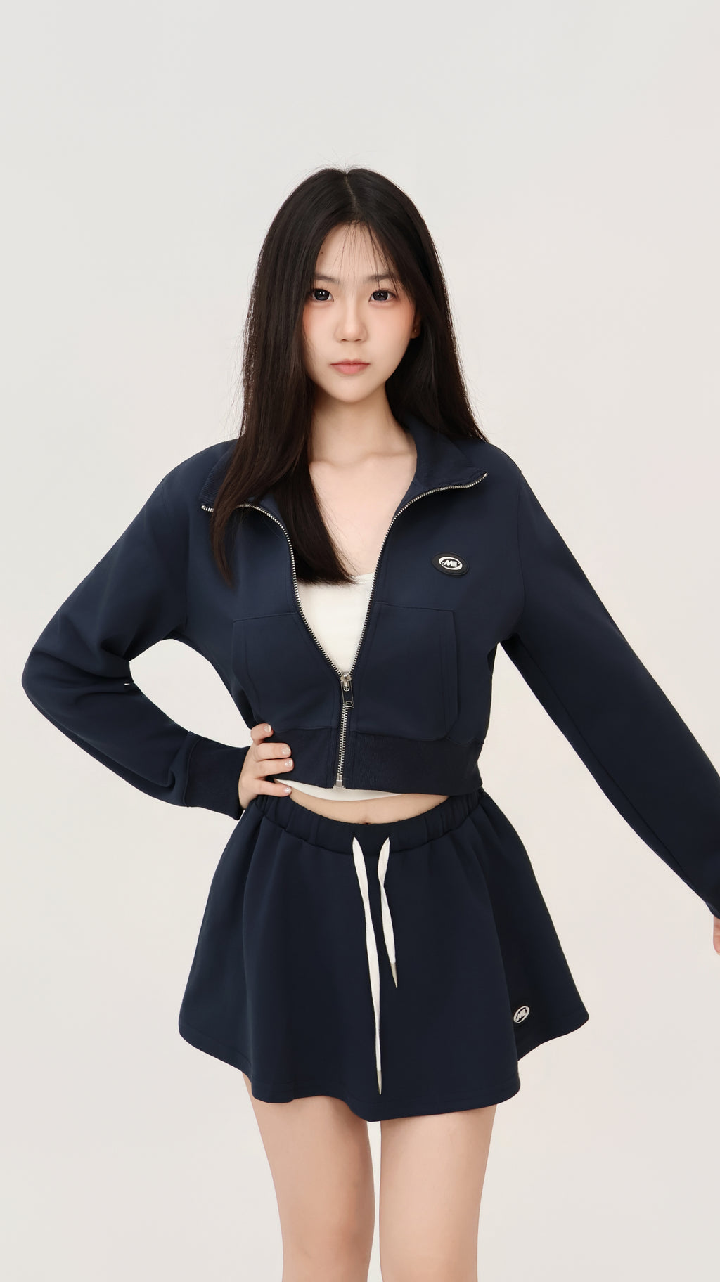 CROPPED ZIP JACKET