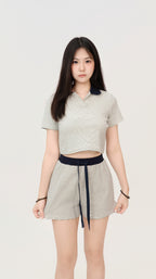 POLO TOP + PANT SET