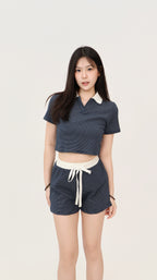 POLO TOP + PANT SET