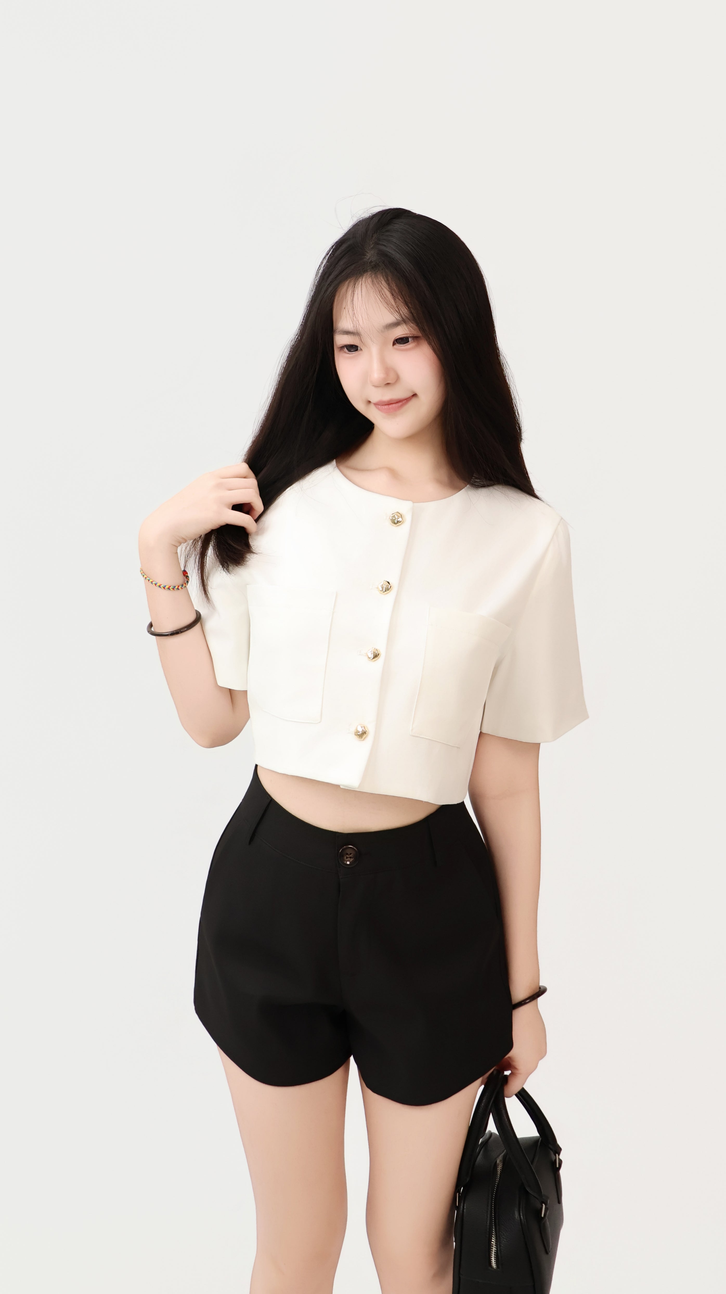 CROP BLAZER