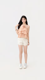 HALTER FLORA BLOUSE
