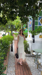 LACE TRIM SLIP DRESS