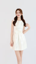 BOW SATIN DRESS