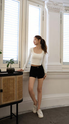 DENIM SHORT
