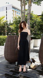 STRAPLESS MAXI DRESS