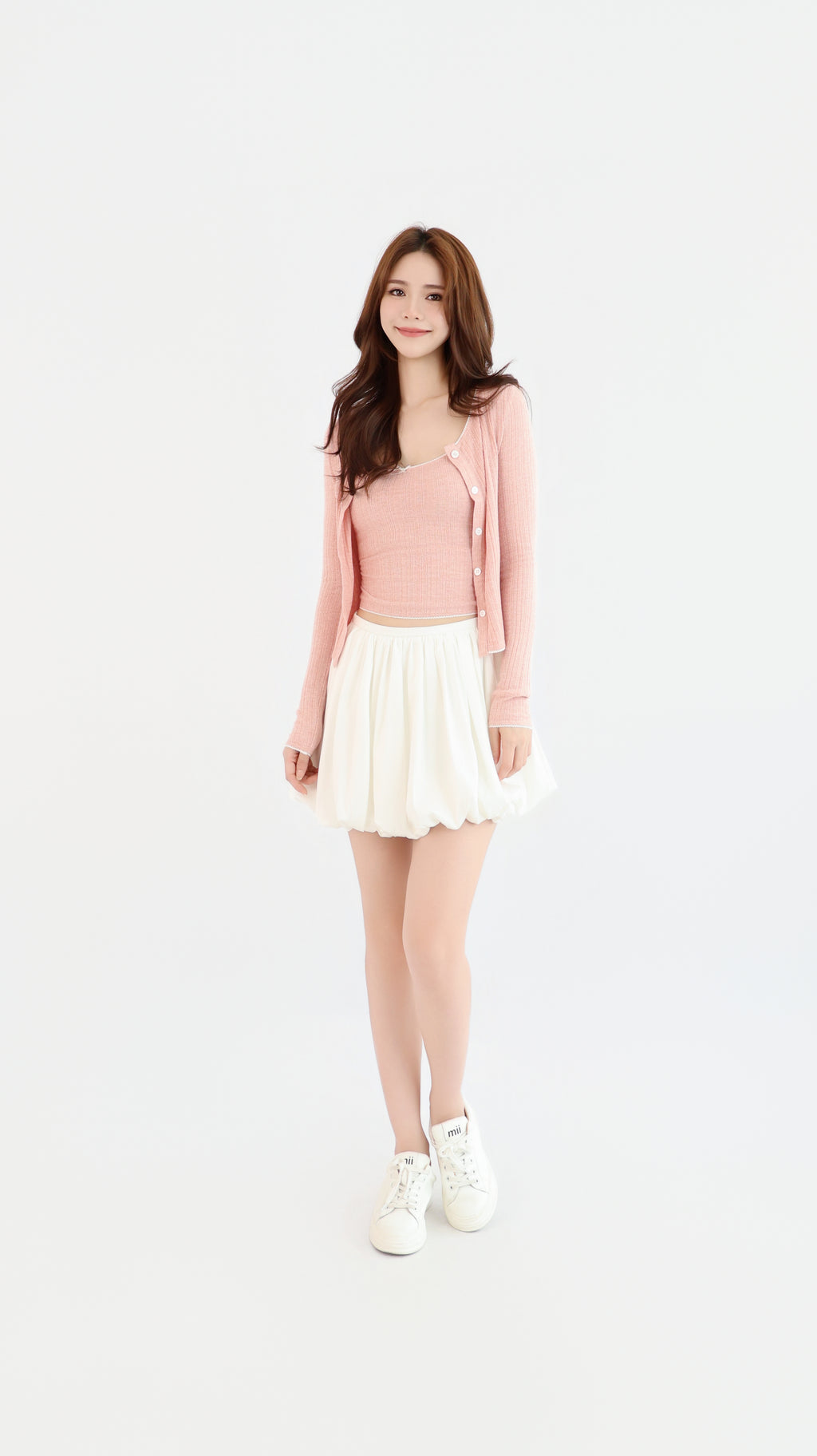 SINGLET + CARDIGAN SET