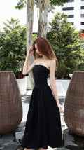 STRAPLESS MAXI DRESS