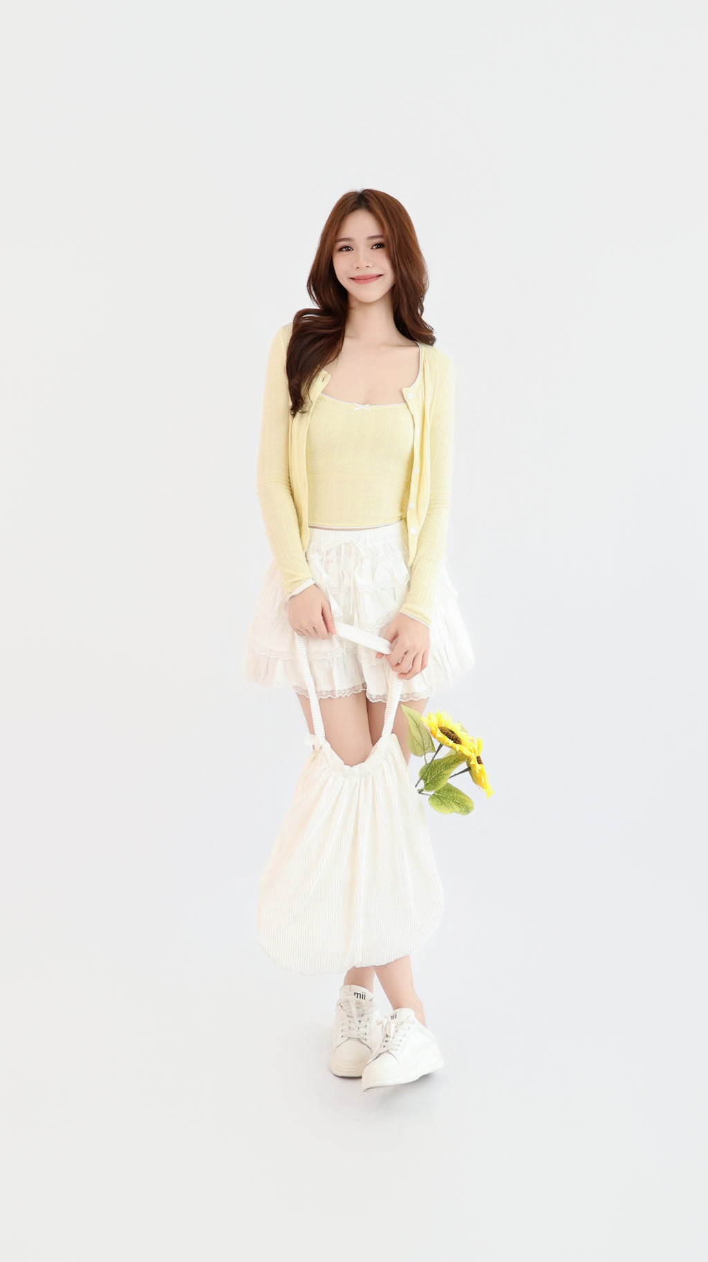 SINGLET + CARDIGAN SET