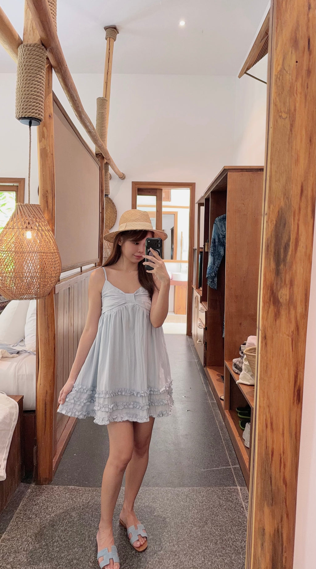 Ruffle Mini Dress