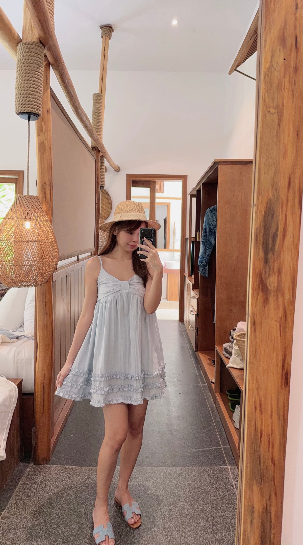 Ruffle Mini Dress